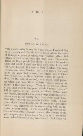 XV. The slave trade