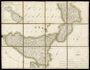 Charta von den beyden Königreichen Neapel und Sicilien