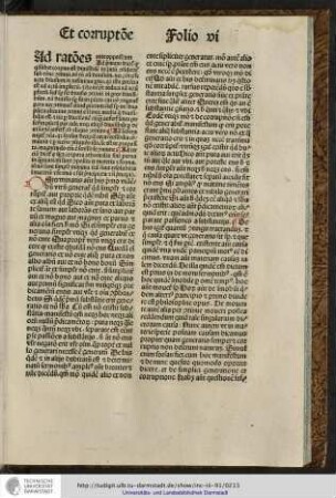 Determinatis autem his primo videndum utrum generatur quid simpliciter et corrumpitur aut proprie quidem nihil.