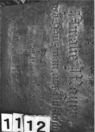 Grabstein 1112 (Detailaufnahme)