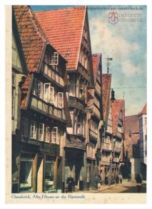 Osnabrück, Alte Häuser an der Bierstraße