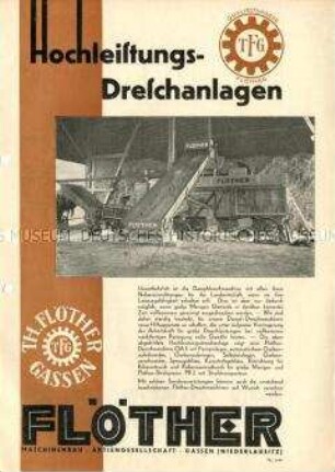Hochleistungs-Dreschanlagen