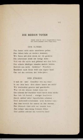 Die beiden Toten