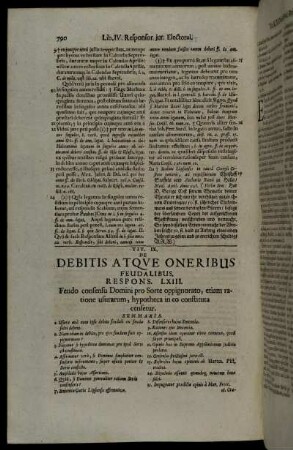 Tit. IX. De Debitis Atque Oneribus Feudalibus.