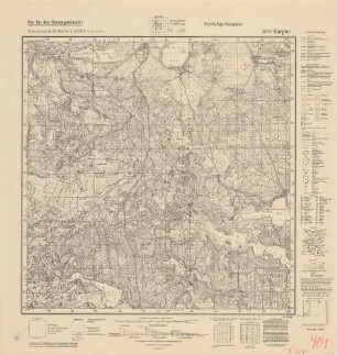 2070 Karpno, Topographische Karte 1:25000 (4cm - Karte)