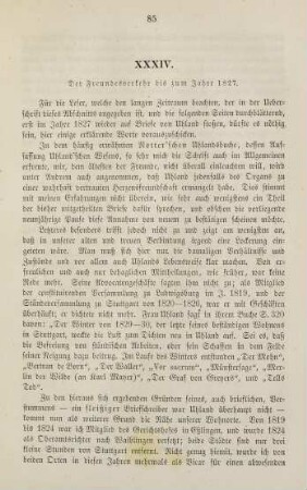 85-102, XXXIV. Der Freundesverkehr bis zum Jahre 1827