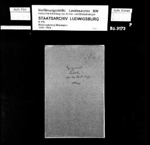 Schuldenwesen der Gesamt- und der Teilgemeinde Obersteinbach sowie der Teilgemeinde Sailach