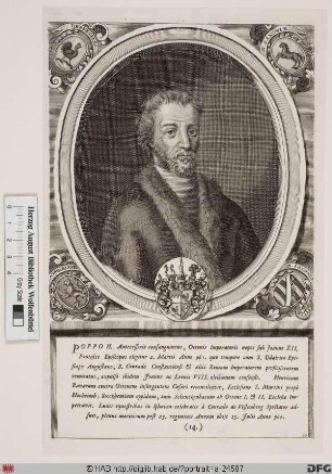 Bildnis Poppo II., 961-984 Bischof von Würzburg