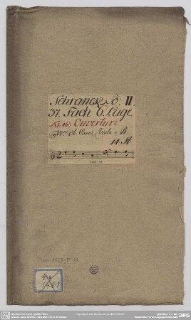 Phaëton. Excerpts - Mus.1827-F-17 : strings, bc, woodwinds; LWV 61
