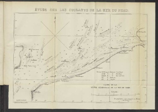 Étude sur les courants de la Mer du Nord.