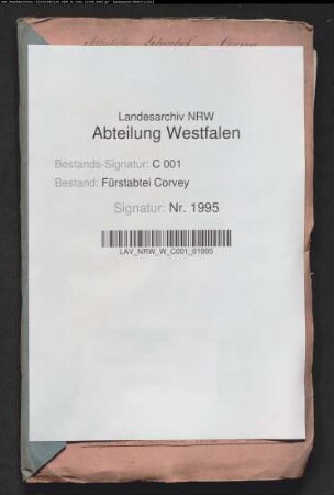 Corveyer Lehnsfiskal gegen Graf von Plettenberg-Wittem wegen versäumter Belehnung mit dem Burglehen zu Sütholz, dem Zehnten zu Gröningen und dem Hof zu Vornhausen