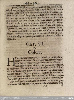 Cap. VI. De Colore