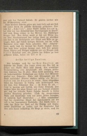 Heiße heilige Quellen.