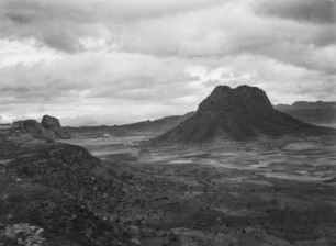 Felsformation : Berg im in Eritrea gelegenen Teils des Hochlands von Abessinien