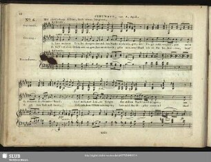 No. 6. Serenate: Lass meiner Liebe Sorgen
