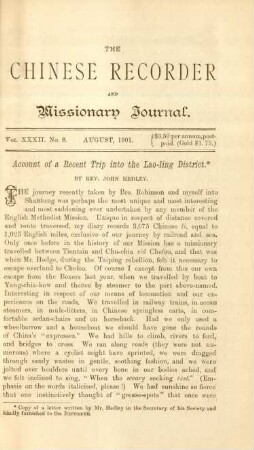 No. 8. August, 1901