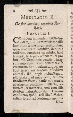 8-18, Meditatio II - III