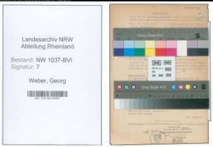 Entnazifizierung Georg Weber , geb. 00.00.0000 (Steuerinspektor)