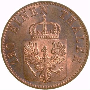 Münze, 3 Pfennig, 1860
