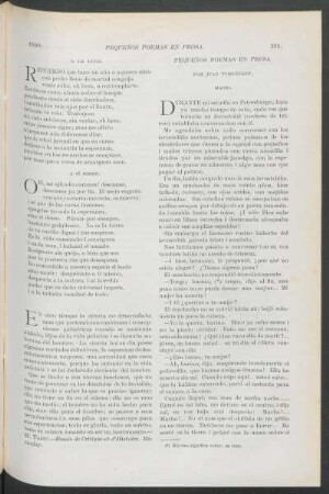 Pequeños poemas en prosa
