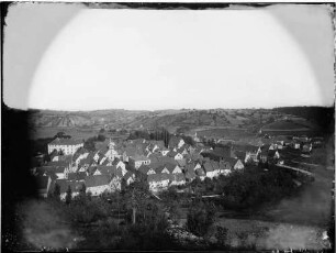 Adelsheim Ortsansicht von Westen - Südteil des Ortes
