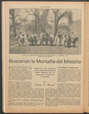 Buscando la Montaña del Misterio
