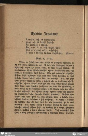 Njedźela Invokavit