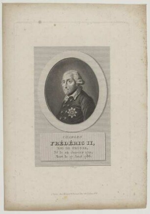 Bildnis des Charles Frédéric II
