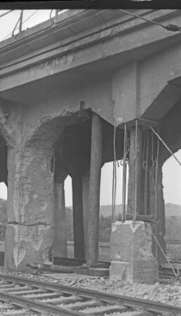 Stuttgart Nord Gäubahn Brücke 5029A Bombenschäden