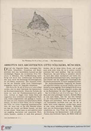 Arbeiten des Architekten Otto Völckers, München