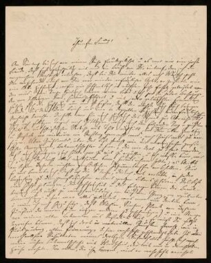 Nr. 8: Brief von Rudolf von Jhering an Carl Friedrich Wilhelm von Gerber, Gießen, 29.10.1856