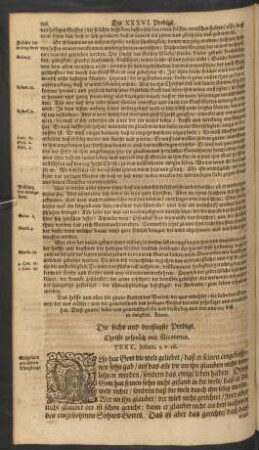 Die sechs und dreißigste - viertzigste Predigt.