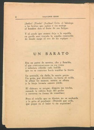 Un barato