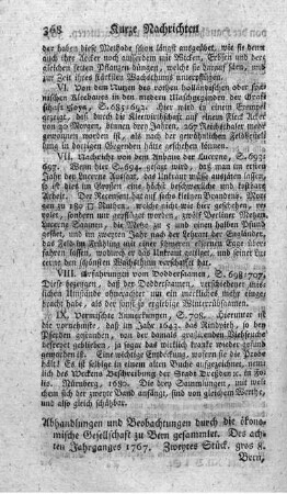 Abhandlungen und Beobachtungen. Jg.8.,St.2.; Jg.9.,St.1.