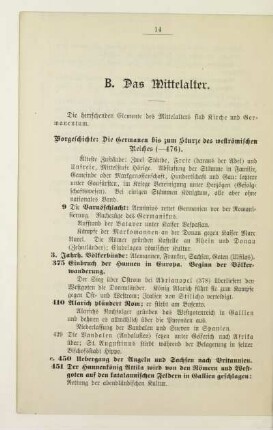 Vorgeschichte: Die Germanen bis zum Sturze des weströmischen Reiches (-476)
