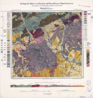 [5816] Königstein a. Taunus, Geologische Karte von Preußen und benachbarten Bundesstaaten