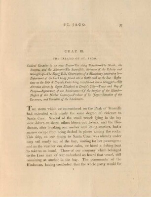 Chap. III. The island of St. Jago