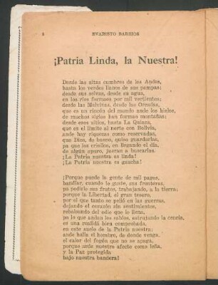 ¡Patria Linda, la Nuestra!