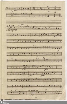 1787. Finale: Fra quest'ombre e queste piante / Fabrizi, V.