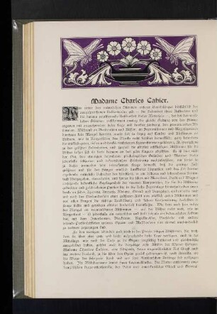 Madame Charles Cahier
