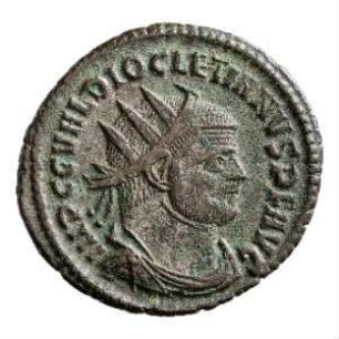 Münze, Antoninian, 292 n. Chr.