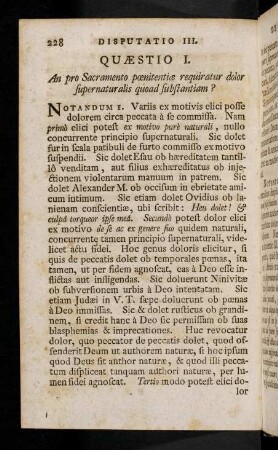 228-254, Quaestio I.