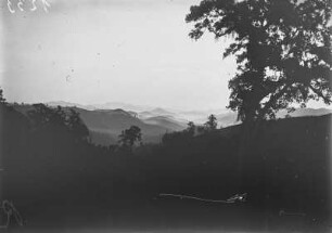Landschaft : Die hügelige Landschaft im Norden von Ruanda
