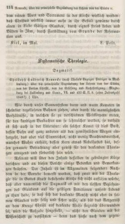 114-126 Systematische Theologie