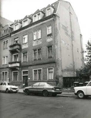 Dresden-Trachau, Henricistraße 12. Wohnhaus (1902). Straßenansicht