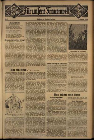 Zweite Ausgabe vom Mittwoch, den 08. Januar 1936.