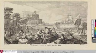 Marines et suite de Galeres ou sont Representez samblables sujets de Vaisseaux, Bl. 2: Vaisseau prest a etre mis en mer