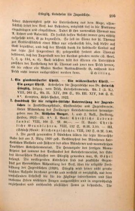 295-297 [Rezension] Stieglitz, Heinrich, Ein glaubensstarker Christ