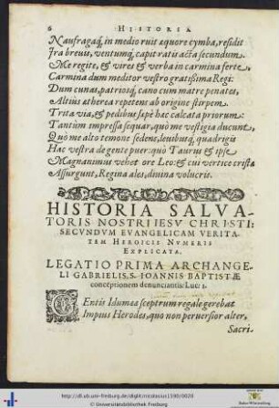 Historia salvatoris nostri iesu christi
