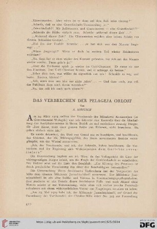5: Das Verbrechen der Pelageja Orloff